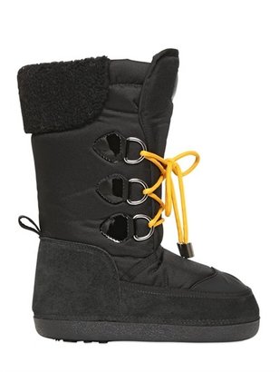 DSquared 1090 Nylon & Wool Snow Boots