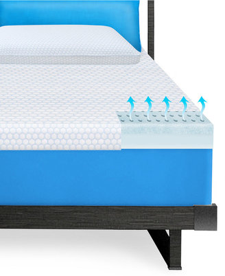 CLOSEOUT! SensorGel 1.5" Gel Memory Foam California King Mattress Topper, Breathable Foam with COOLcloth Cover