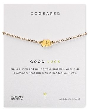 Dogeared Good Luck Elephant Bracelet