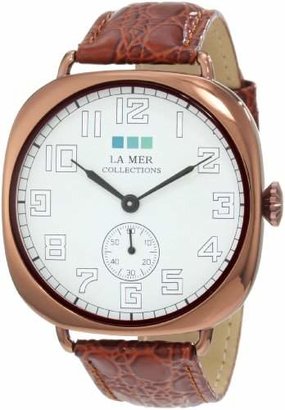 La Mer Women's LMOVW2030 Brown Copper Oversized Vintage Watch