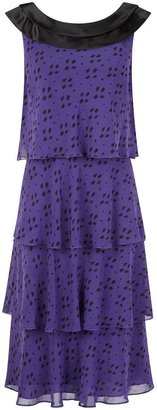 Jacques Vert Tiered printed dress