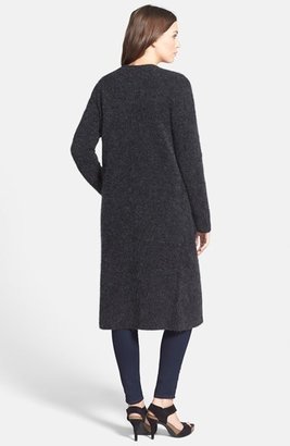 Eileen Fisher Long Round Neck Sweater Coat
