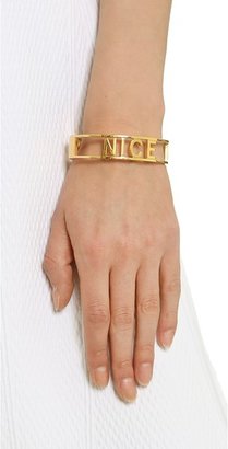 Rebecca Minkoff Naughty / Nice Hinge Bangle Bracelet