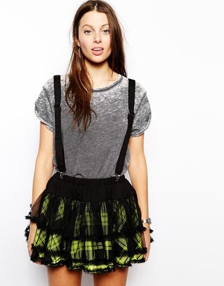 Tripp NYC Supspender Skirt