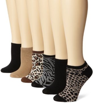 K. Bell Socks Women's 6 Pack Heather Animal Socks