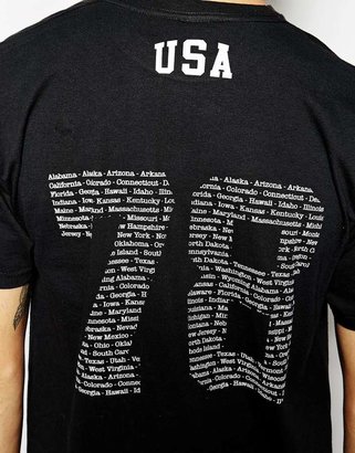 Reclaimed Vintage T-Shirt with USA Back Print