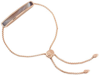 Monica Vinader Rose Gold Vermeil Grey Agate Baja Chain Bracelet