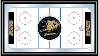 Anaheim Ducks Framed Hockey Rink Wall Art