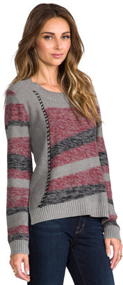 LAmade Intarsia Stripe Sweater