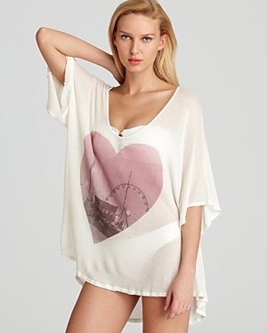 Wildfox Couture Shore Heart Tunic Cover Up