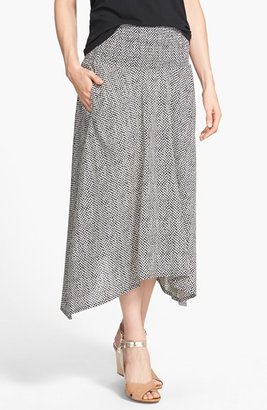 Eileen Fisher Print Organic Cotton Skirt