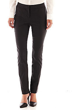 JCPenney Worthington Slim Pinstriped Ankle Pants