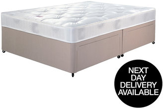 Airsprung Eliza Trizone Tufted Divan With Storage And Next Day Delivery Options