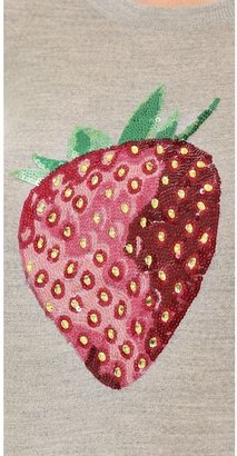 Markus Lupfer Strawberry Sequin Emma Sweater