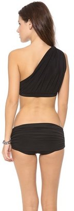 Norma Kamali One Shoulder Bikini Top
