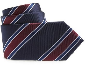 Nordstrom 'University' Stripe Woven Silk Tie (Big Boys)