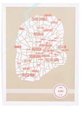 THESE ARE THINGS 'Cities' Wall Art Print