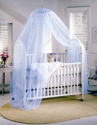 Home and More Store Ltd Mosquito Nets 4 U - Blue Bed Baby Canopy / Mosquito Net for Cot