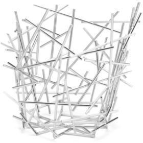 Alessi Stainless Steel Large Blow Up Basket