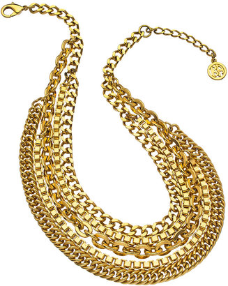 Ben-Amun Multi Gold Chain Necklace