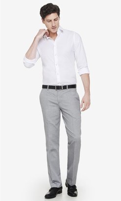 Express Slim Photographer Oxford Cloth Gray Suit Pant
