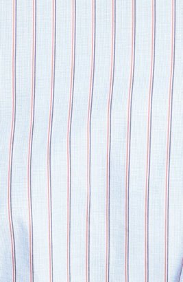 Cutter & Buck 'Hector' Classic Fit Stripe Poplin Sport Shirt (Big & Tall)