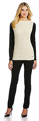 Lauren Ralph Lauren Colorblock Boatneck Sweater