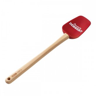 Discovery Cake Boss 11.5-Inch Spoonula, "Devoted To Dessert", Red