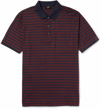 Dunhill Striped Cotton Polo Shirt
