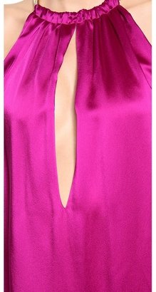 Versace Sleeveless Keyhole Dress