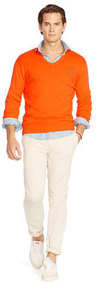Polo Ralph Lauren Pima Cotton V-Neck Sweater