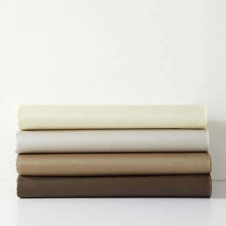 Calvin Klein Home Pearl Edge Solid Sateen Queen Fitted Sheet