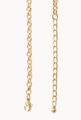 Forever 21 Lacquered Beehive Bib Necklace