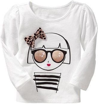 Old Navy Long-Sleeve Applique Tees for Baby