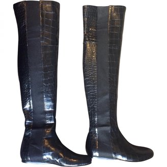 Giambattista Valli Black Leather Boots