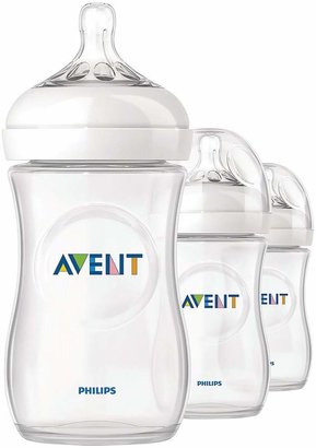 Avent Naturally Natural Feeding Baby Bottle 260ml/9oz Triple