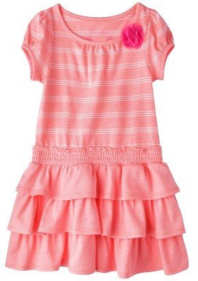 Cherokee Infant Toddler Girls' Knit Stripe Dress