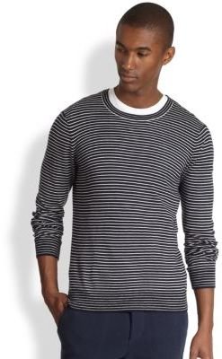 Vince Striped Crewneck Sweater