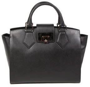 Vivienne Westwood Saffiano Leather Tote Bag