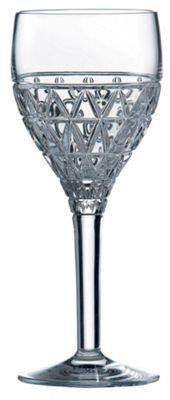 Royal Doulton set of four 'Oblique' wine glasses