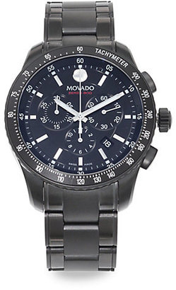 Movado Series 800 PVD Chronograph Watch