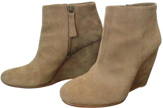 Joie Khaki Suede Ankle boots