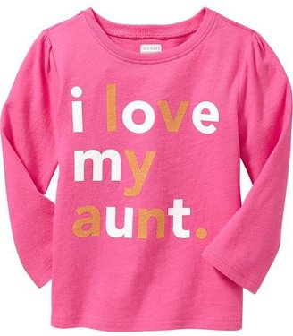 Old Navy "I Love My Aunt" Tees for Baby