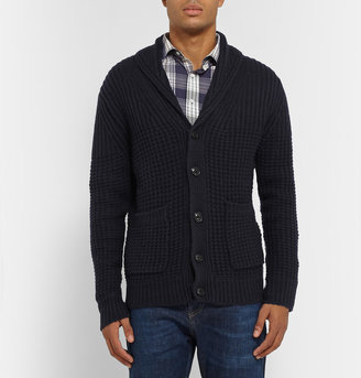 Burberry Wool and Cashmere-Blend Shawl-Collar Cardigan