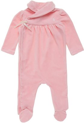 Polo Ralph Lauren Baby girls velour wrap all-in-one