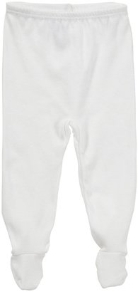 Petit Bateau Footed Pant - White-6 Months