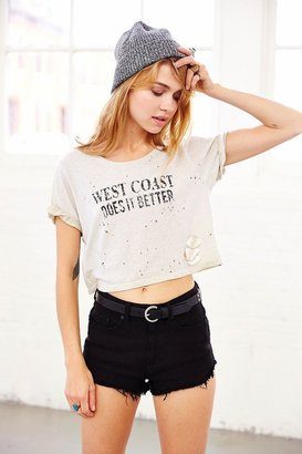 Urban Outfitters Black Moon Coast-To-Coast Destroyed Tee