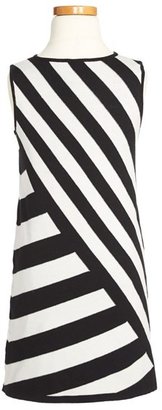 Milly Minis Stripe Knit A-Line Dress (Toddler Girls, Little Girls & Big Girls)
