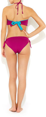 Wallis Turquoise And Pink Bikini Bottoms
