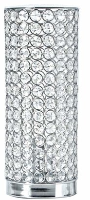 Star by Julien Macdonald Silver diamant table lamp